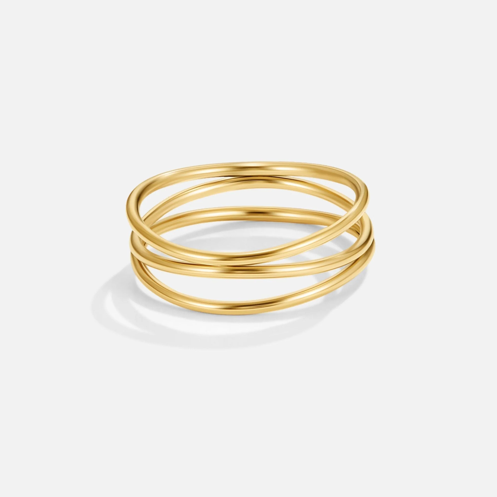 Infinity Loop - Kolczyk złoty - Image 3