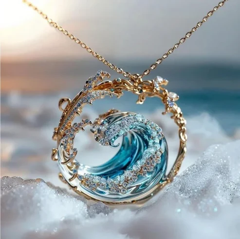 Naszyjnik w style Przysięga Oceanu
