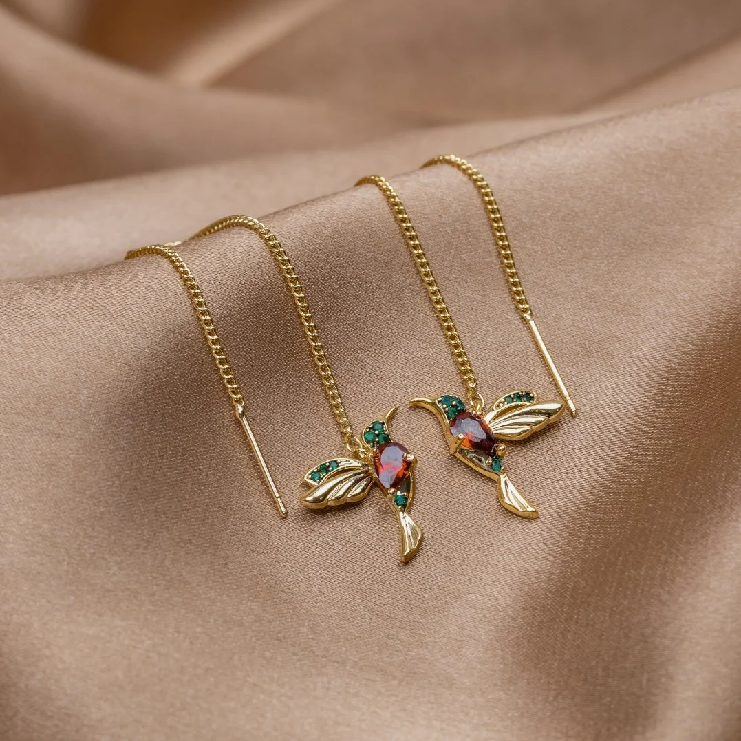 Kolczyki koliber eleganckie - Image 3