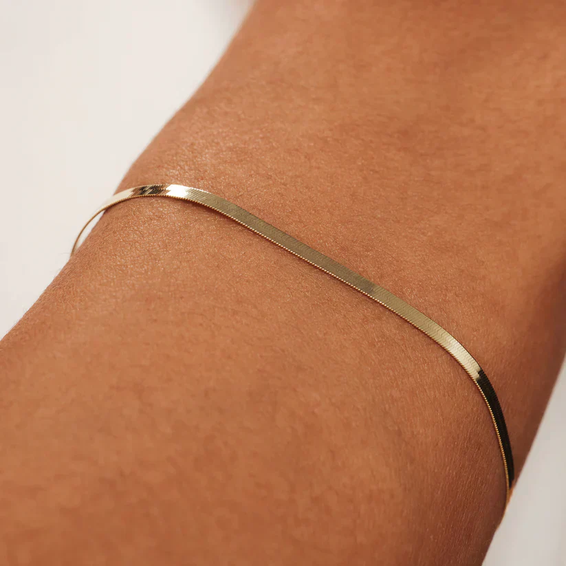 Bransoleta Soleil Serpent | Złoty - Image 2